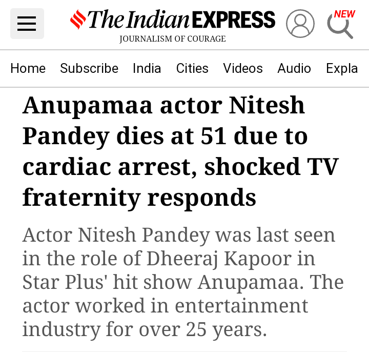 BimaGurukul's tweet photo. #niteshpandey #NiteshPandeyPassesAway 
#rip #omshanti #cardiacarrest #Anupamaa 
Life is so uncertain 😞
We can't predict our last day 
But we can buy #lifeInsurance while we can 
#healthinsurance #carehealthinsurance #insuranceagent #how_to_become_an_insurance_agent #tataaia https://t.co/TxKEtiEB5H