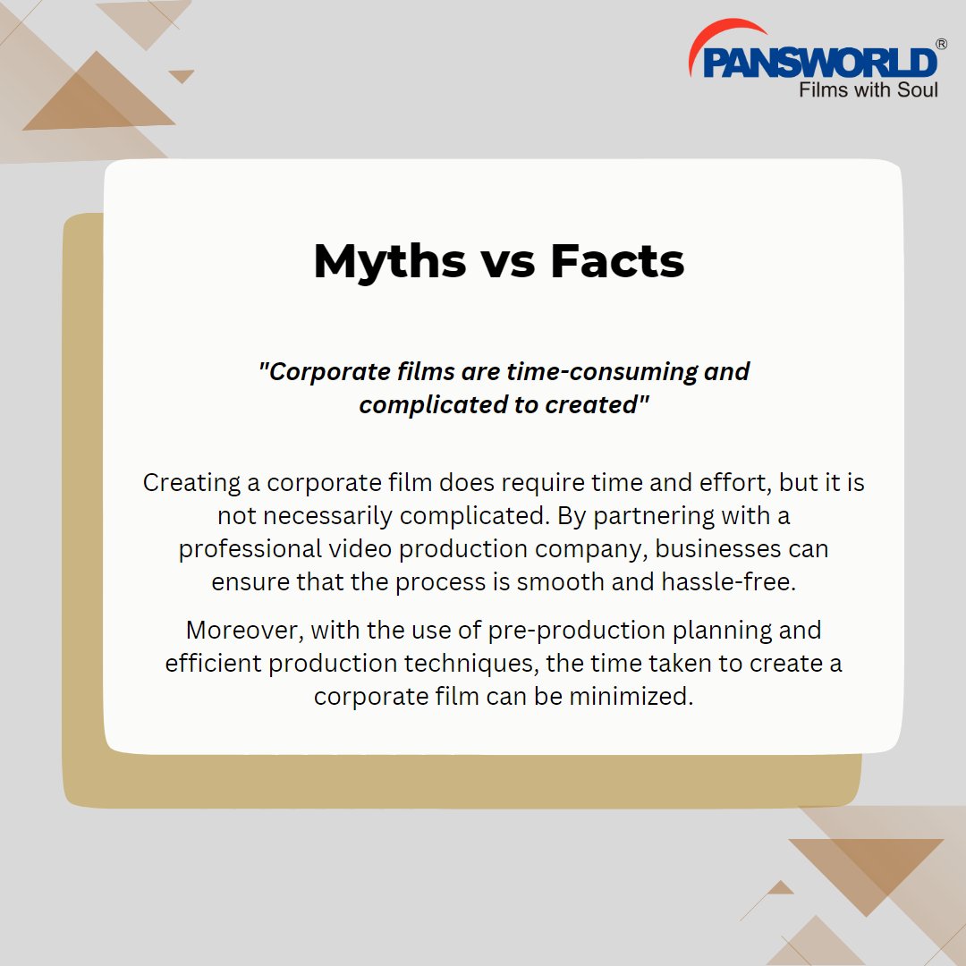 Pansworldfilm's tweet image. Want to market your brand with a creative Video Marketing Campaign📽 for your future investment👨‍💻 Contact Us @ pansworld.com

#pansworld #pansworldfilms #video #videoproduction #films #corporatefilms #corporate #mythvsfacts💡#creative #facts #film #FilmTwitter