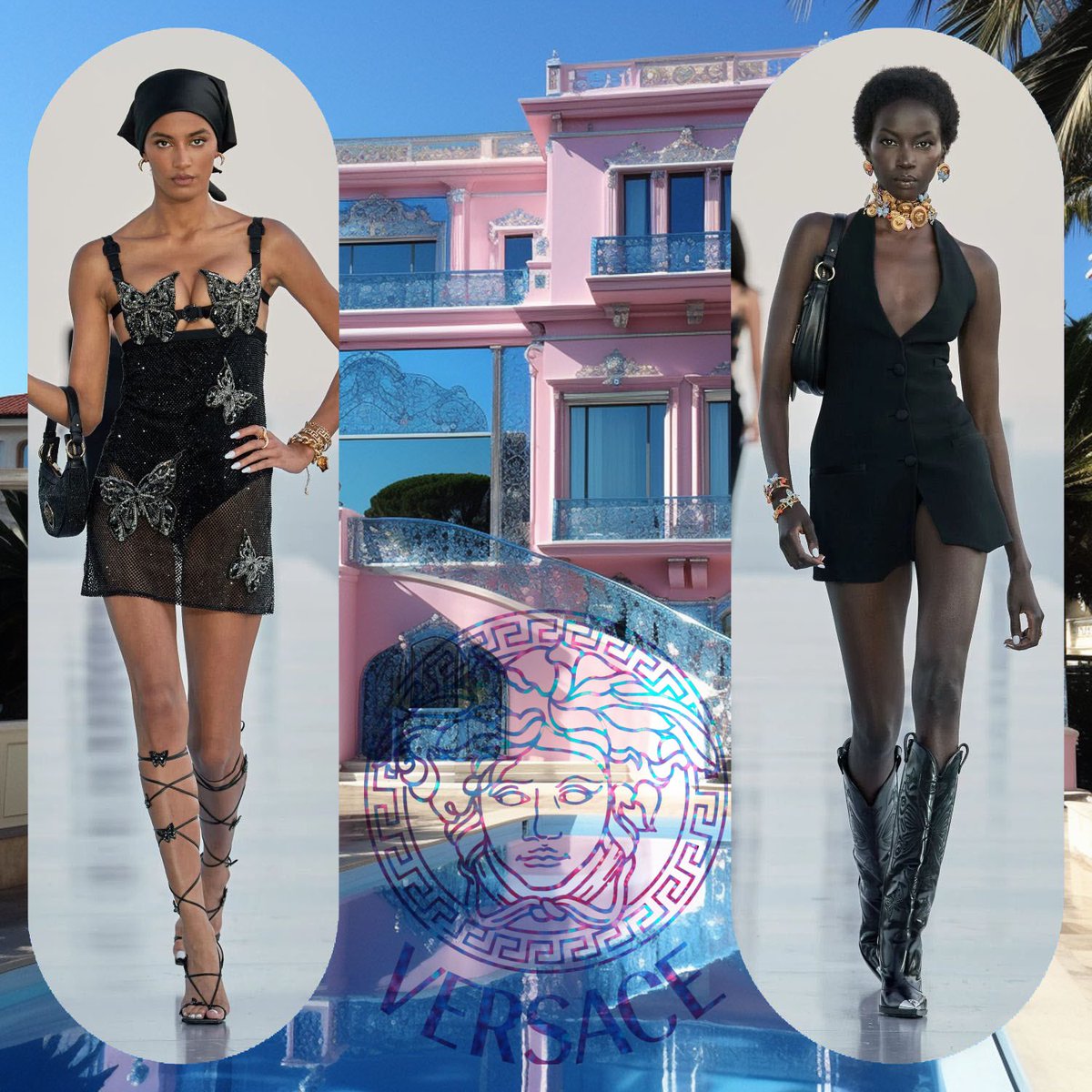 Versace La Vacanza Cruise 2024 Resort Cannes.
Story by RUNWAY MAGAZINE: runwaymagazines.com/versace-la-vac…
#VersaceLaVacanza #Cruise2024 #Resort2024 #SeeNowBuyNow #ButterflyMedusa #SummerGlamour #VersaceMagic #DonatellaVersace #DuaLipa #Versace #RunwayMagazine @runwaymagazine @Versace