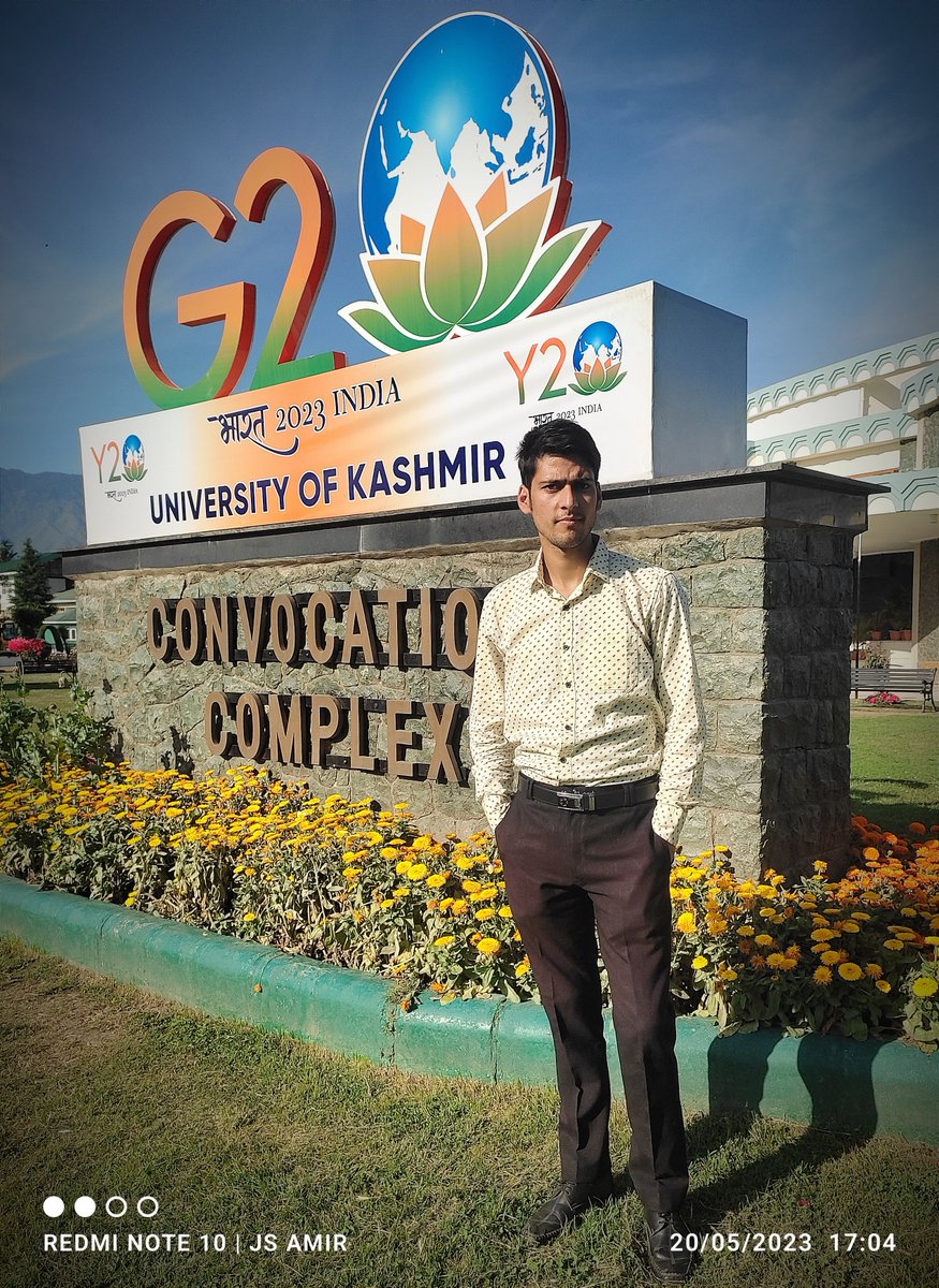 JS_Amir_'s tweet photo. G 20 : One Earth, One Family, One Future'.
#G20Kashmir  #Kashmir #G20 https://t.co/qThL6sMVmN