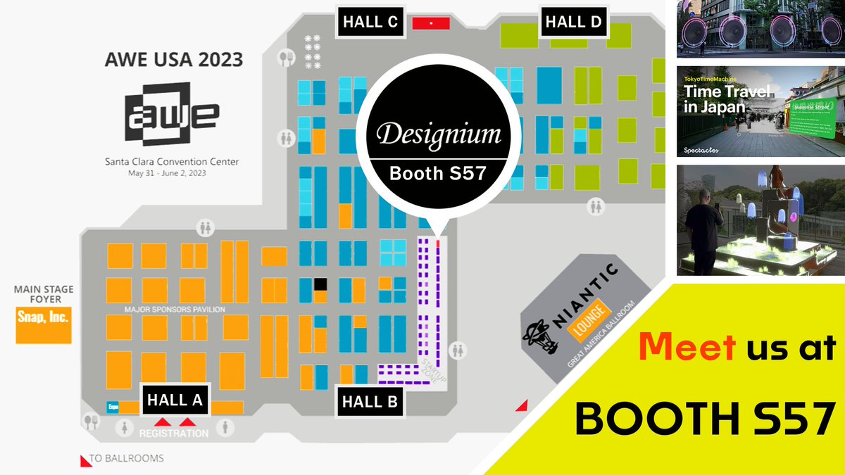 thedesignium's tweet photo. 来週は #AWE USA 2023 に #デザイニウム ブースを出展します‼️Please come visit and experience our exciting #AR / #XR demonstrations at #BoothS57. We look forward to connecting with you on-site. See you at #AWE2023👋

👉Find #Designium on the #AWEUSA2023
https://t.co/N6tUJk57YS https://t.co/OBQktC1X47