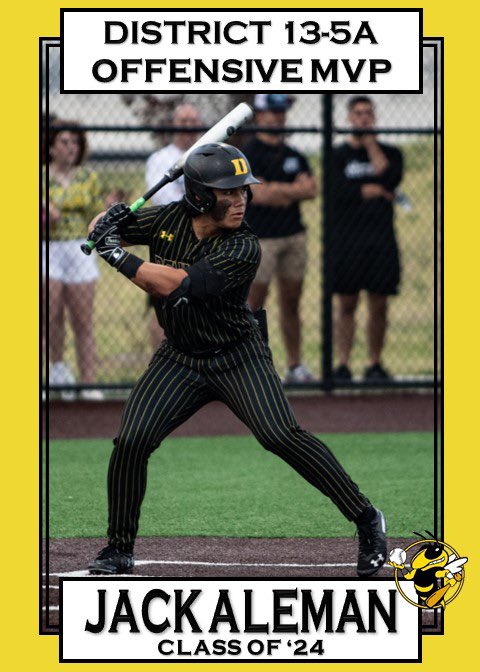 CONGRATS to the District 13-5A Offensive MVP!! 🏆 <a href="/aleman_jack33/">Jack Aleman</a>