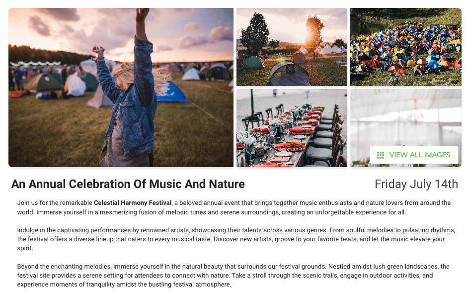 CampPitch's tweet image. Your Ultimate Campground Event Promotion Solution!
Promoting your campground&apos;s events on your website has never been easier. Showcase an array of exciting happenings by adding as many events as you like.  #pitchcamp #onlinebookings #rvcampground #bookingsoftware