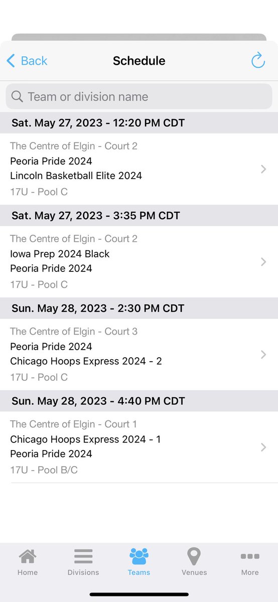 Here’s My Schedule This Weekend With <a href="/PGHCircuit/">Prep Girls Hoops Circuit 🏀</a> <a href="/PrepGirlsHoops/">Prep Girls Hoops 🏀</a> At The Midwest Extravaganza 
#PeoriaPride