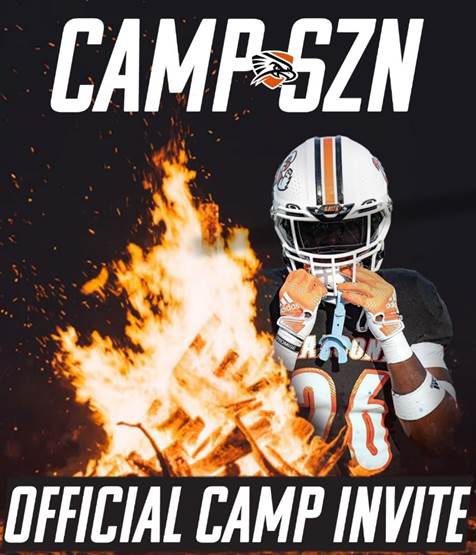 Thank you <a href="/CoachLusby/">Coach Lusby</a> for the camp invite! <a href="/UTPBFootball/">UTPB Football</a>