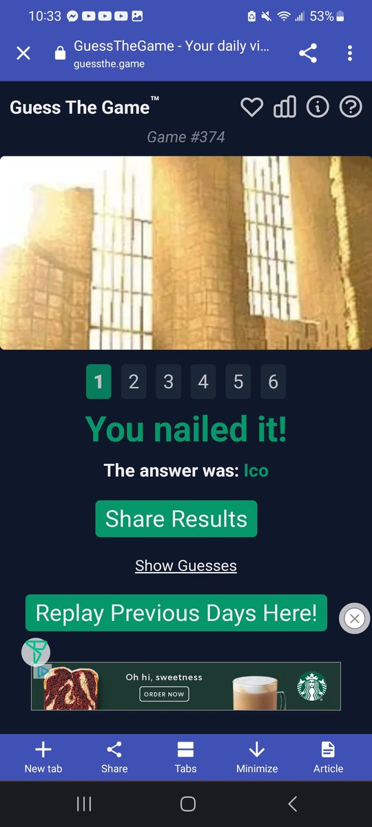 ajmichell's tweet image. I can't explain how I immediately knew this was the correct answer, I played maybe an hour of it once