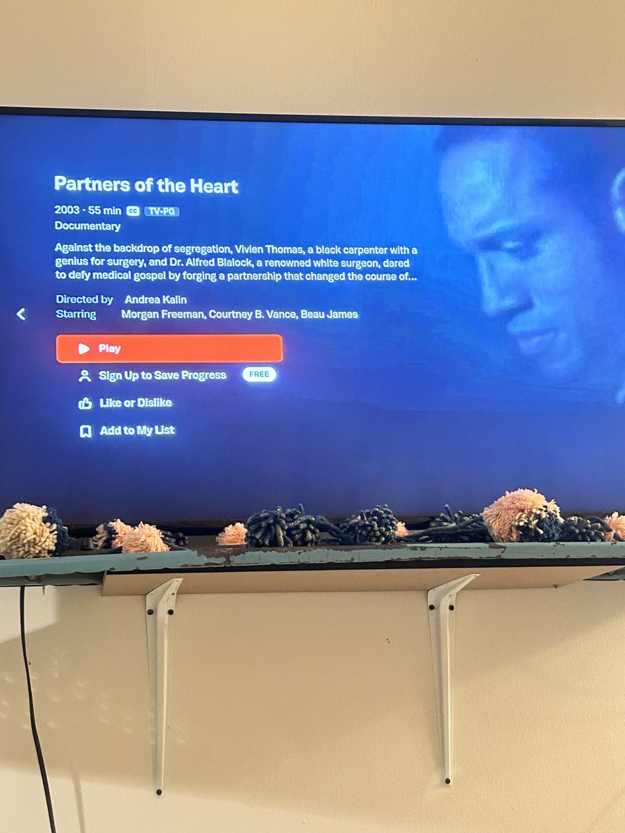 SparkMedia's tweet photo. Just got a nice note from a friend and colleague. Last night they watched Partners of the Heart on @Tubi
This was our first feature documentary and has a special place in our hearts, and you can see it for free on Tubi now! #PartnersoftheHeart #vivienthomas #indiedocs https://t.co/QbTqCt9TP3