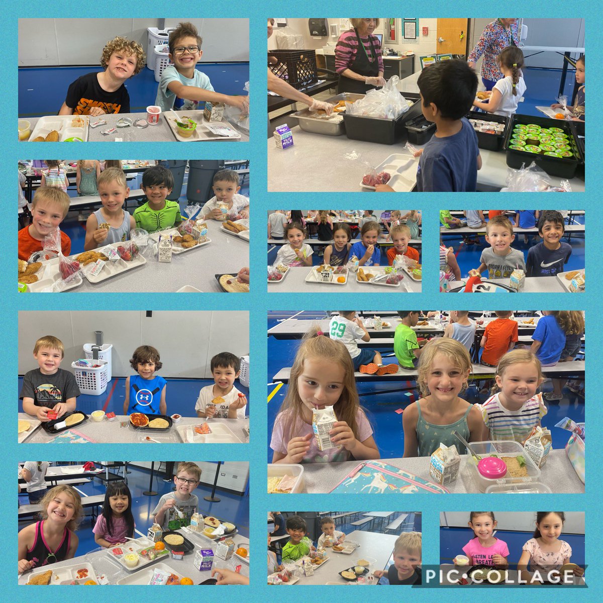 These kinders are definitely ready for first grade! Lunchroom 101 today! 🍕<a href="/DrydenSchool/">Dryden School</a>