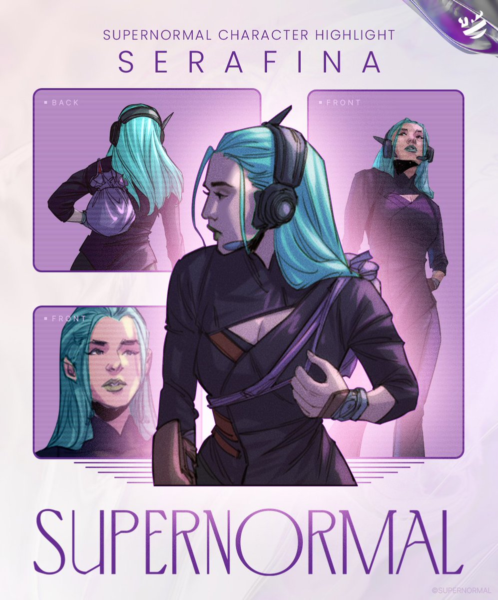SuperNormal's tweet image. Introducing Serafina: The one who delves between the glamorous world of the wealthy and the downtrodden underground.

She is both agile and beautiful, but her main weapon is her savvy and cunning mind as she strives for freedom without ceasing.
 premint.xyz/kometh-superno…&quot;