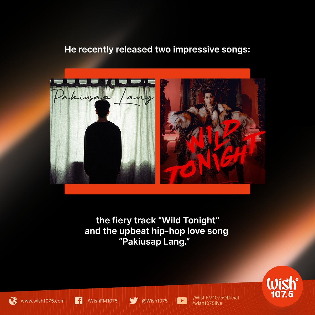“I wanted to showcase everything — from my music to dance, rap to singing, creativity, choreography, and every little detail to be at its fullest potential.” — <a href="/JoshCullen_s/">JOSH CULLEN</a>

Check out his Wishclusive performance of his debut single “Wild Tonight” here: youtube.com/watch?v=m8--ai…