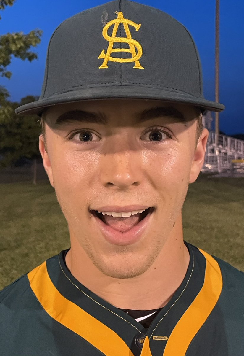 ⚾️ final:
Falcons 10
1A #10 West Harrison 2

Brendan Monahan is excited to be playing ball again AND the win!