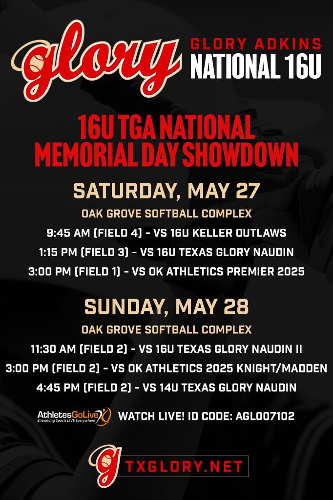 1st tournament of the season!!!

<a href="/glorynation16u/">GloryAdkinsGold</a>