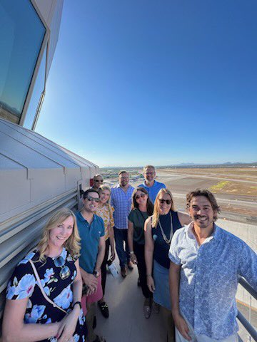PlanningUpfront's tweet photo. Some fun at Mesa Gateway today at the new tower! https://t.co/RUEtoFVRJN