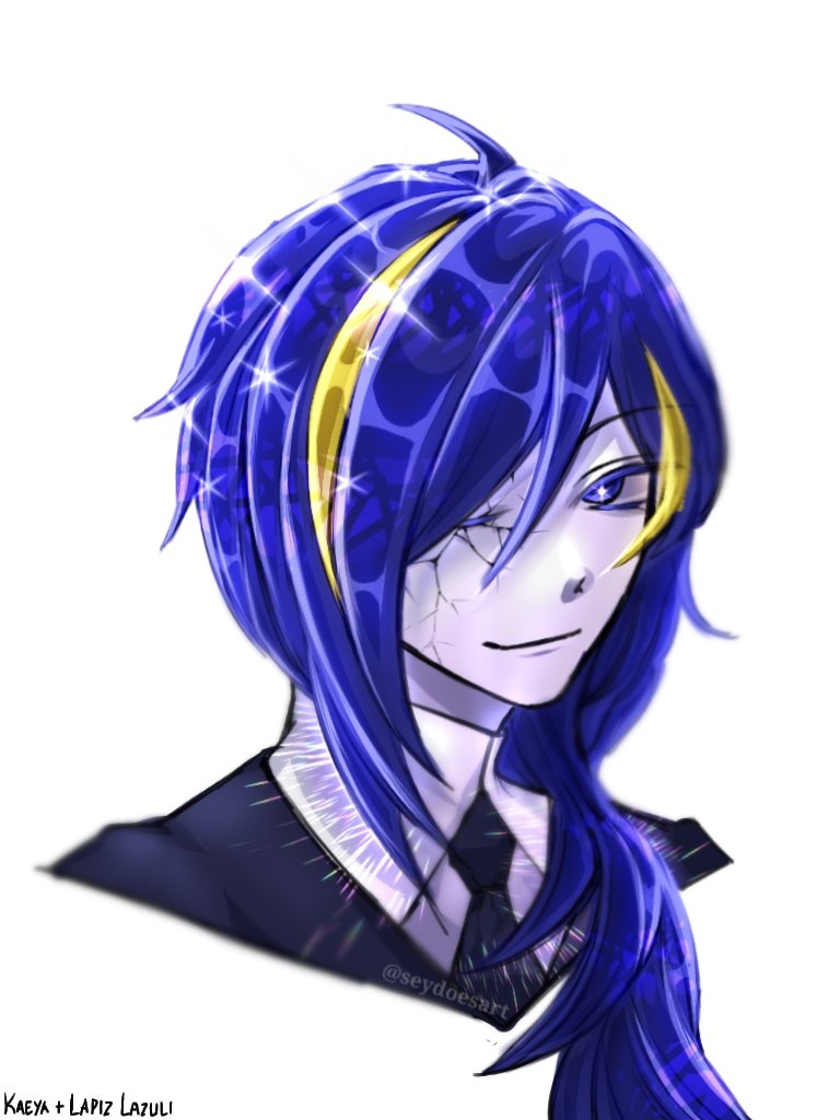 seydoesart's tweet photo. Genshin Impact X Land of the Lustrous https://t.co/CAwnva2j1R