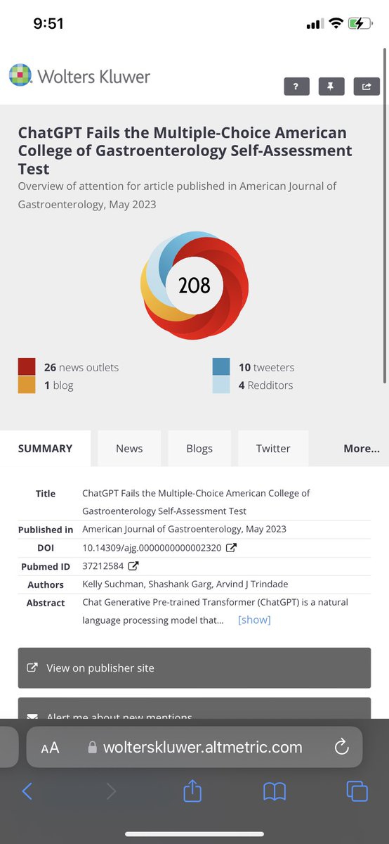 Shashank Garg, MD, MSc (@shashankgarggi) on Twitter photo Heart warming response on #SoMe to our #ChatGPT article in <a href="/AmJGastro/">AJG - The American Journal of Gastroenterology</a>. <a href="/arvind_trindade/">Arvind Trindade</a> <a href="/Ksuchman527/">Kelly Suchman</a> Heart warming response on #SoMe to our #ChatGPT article in <a href="/AmJGastro/">AJG - The American Journal of Gastroenterology</a>. <a href="/arvind_trindade/">Arvind Trindade</a> <a href="/Ksuchman527/">Kelly Suchman</a>