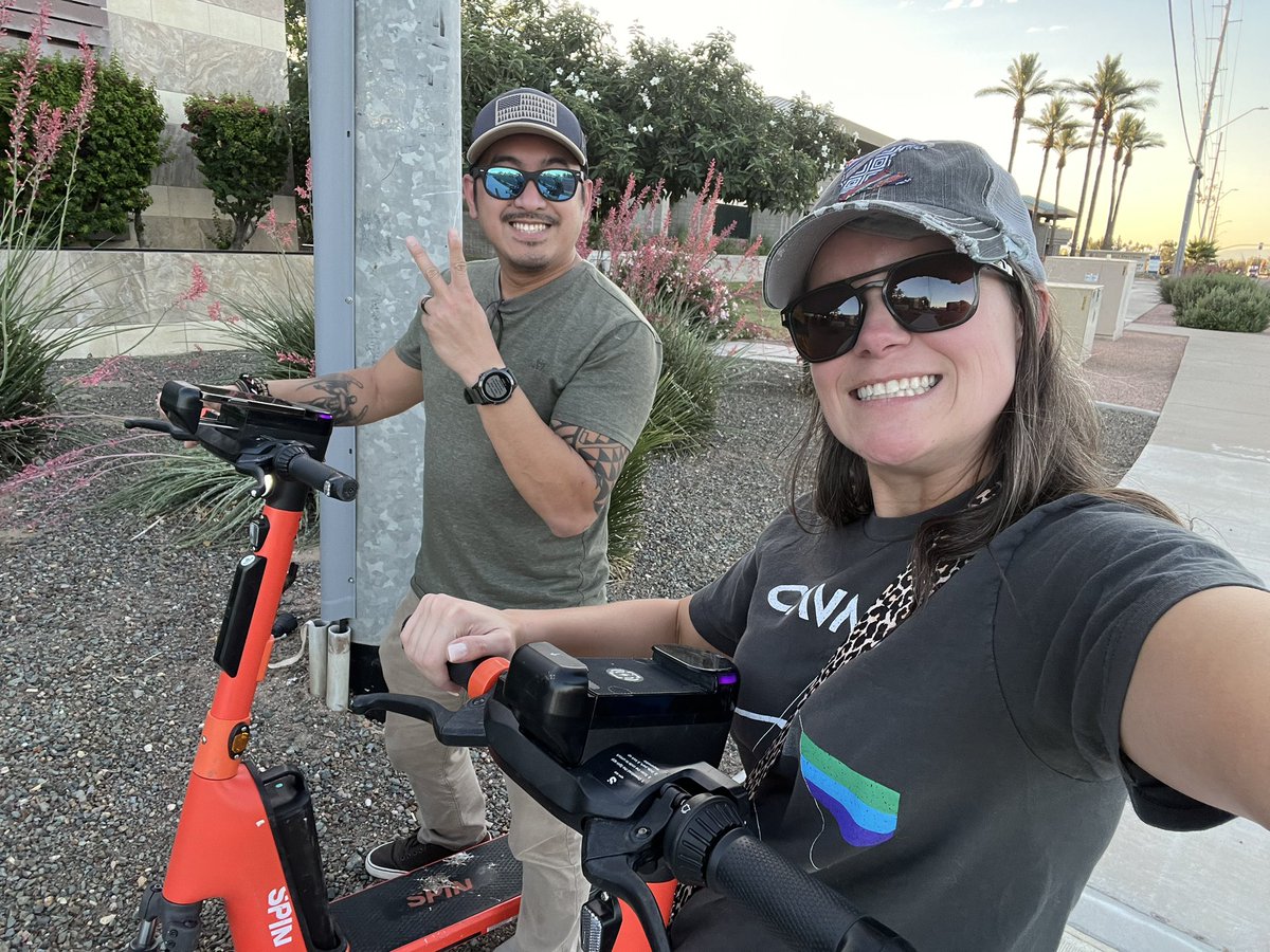 KristenHosman's tweet image. Added another member to the #scootscoot club @Matalino16 #dynamicsconlive