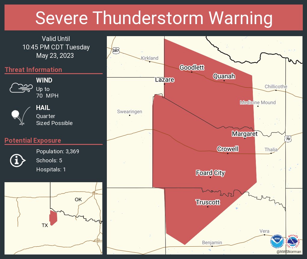 NWS Severe Tstorm on Twitter "Severe Thunderstorm Warning including