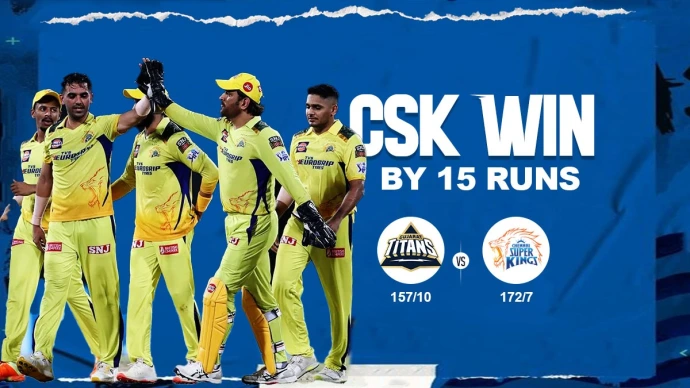 Sandeep124123's tweet photo. Everything is Planned #CSK https://t.co/rtYkpf3M55
