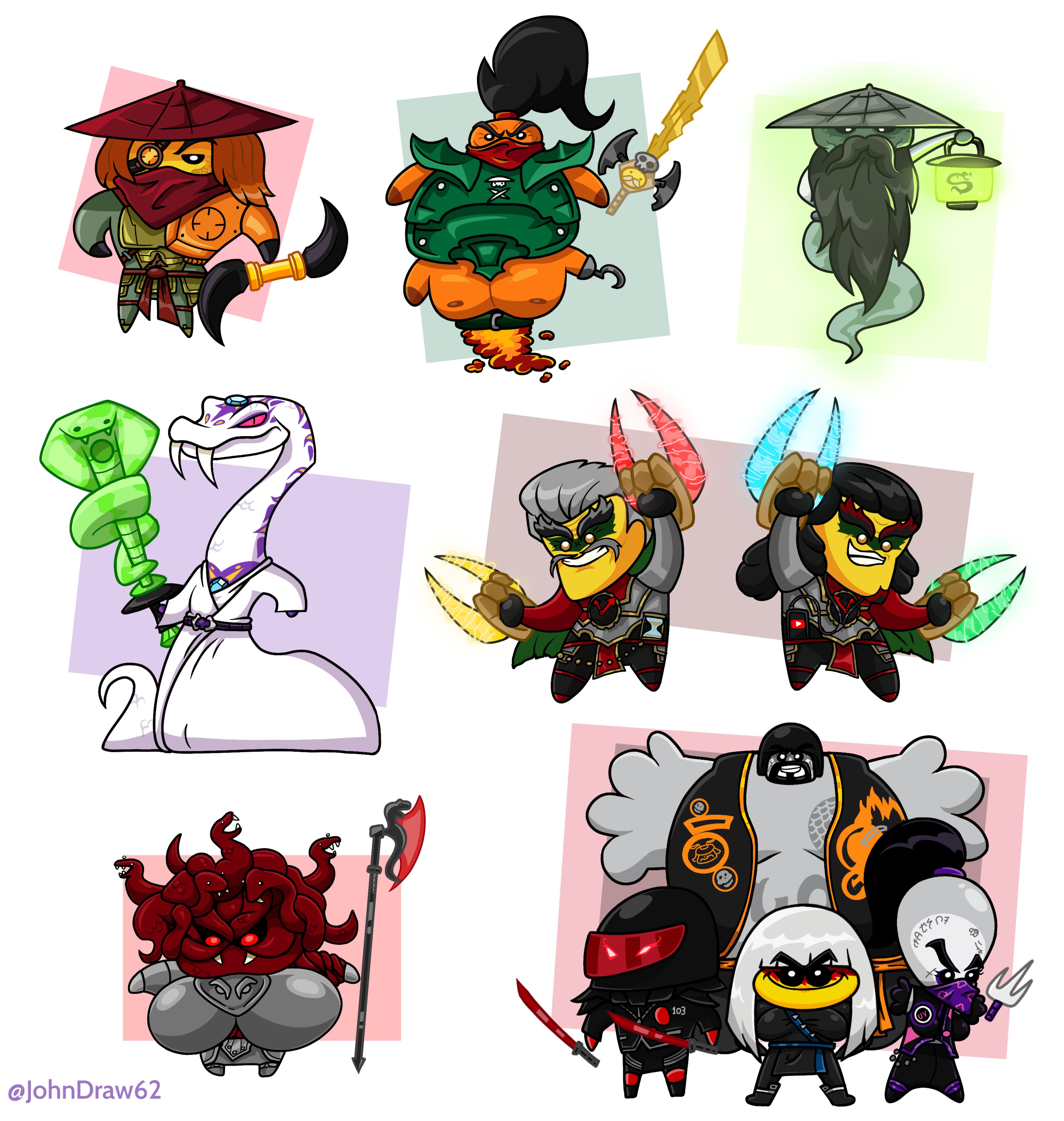 Ninjago main villains hotsell