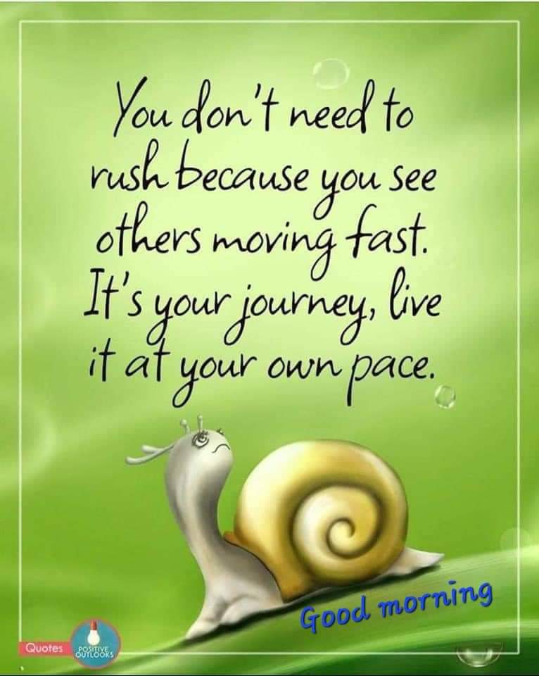 Run journey at your speed. @morningmusing