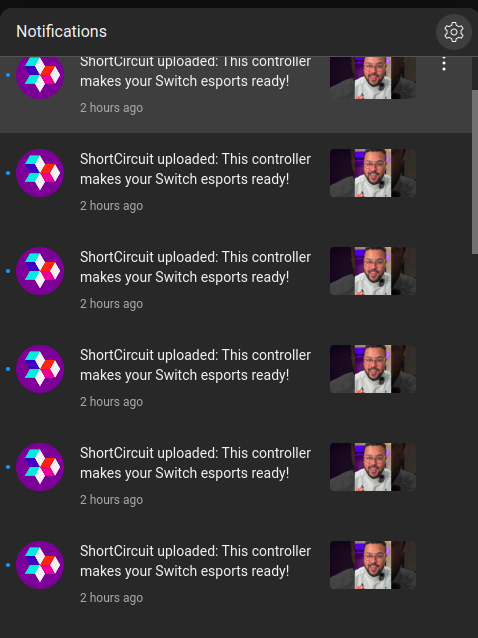 imbdb's tweet photo. @ShrtCrctYT @LinusTech Don't know why but got around 10 notifications for 1 video. Is this controller that awesome? https://t.co/q4B10WcaKU