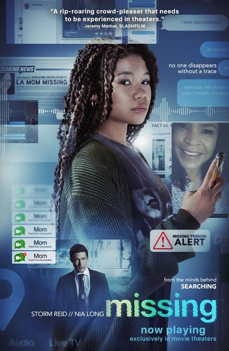 CinemaRareIN's tweet photo. When June's mother and her new boyfriend don't return from a trip to Colombia, the tech-savvy teenager undertakes her own online investigation.
#Missing (2023) by #WillMerrick &
#NickJohnson, now streaming on @NetflixIndia.
@aneeshchaganty @SevOhanian
#Searching2 https://t.co/kIIltUbW7o