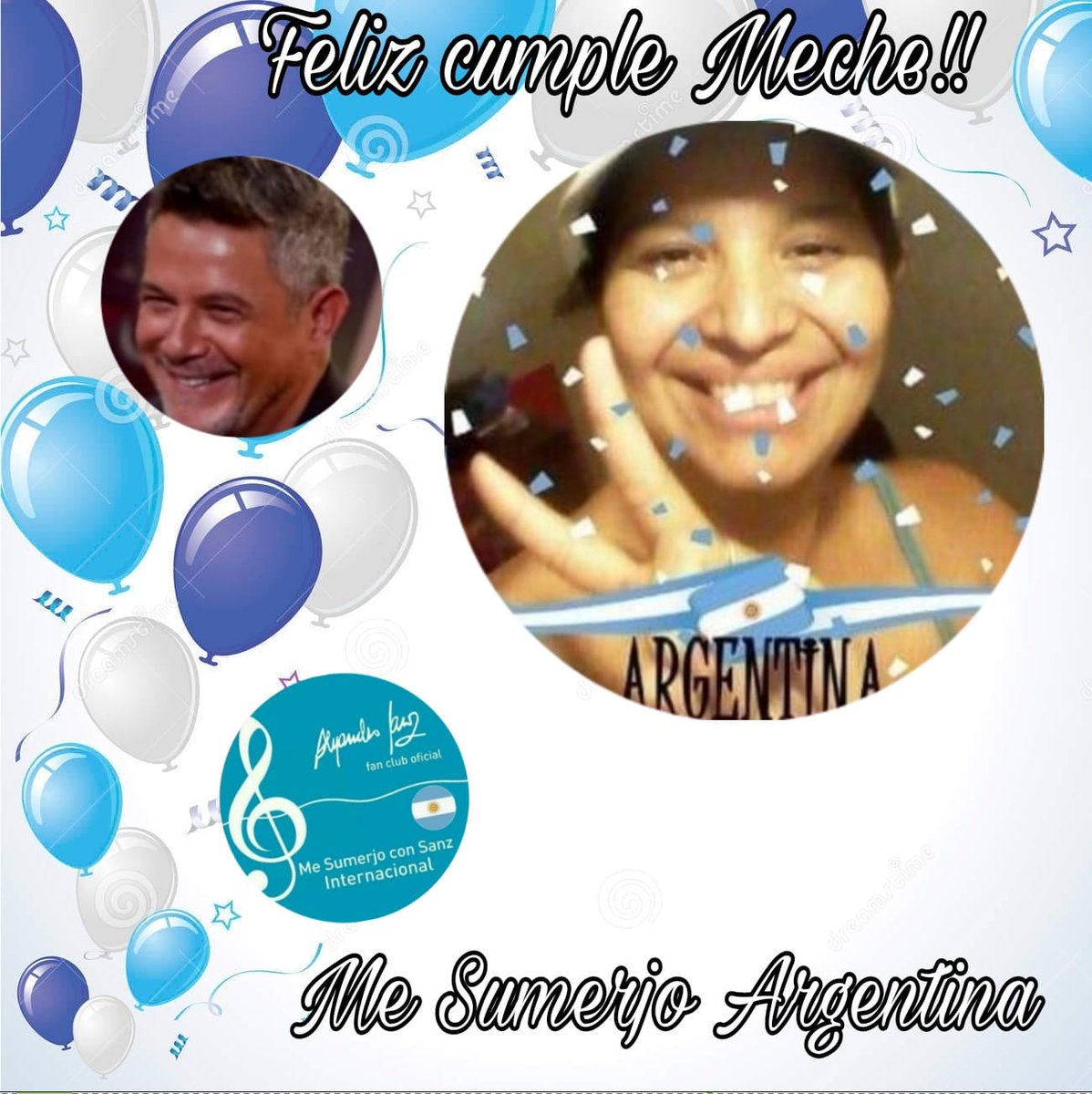 Nuestra sumergida patagónica y la que hizo más kilómetros por verte✈️ hoy da una vuelta al sol!🎂🎂🎊🎉🎉
Pasas a saludar a nuestra correcaminos? 🏃‍♀️<a href="/AlejandroSanz/">Alejandro Sanz</a> 😍
Te espera! 💌💌 <a href="/mercedes_77/">Merce-Sumergida🇦🇷</a> 🎂❤️