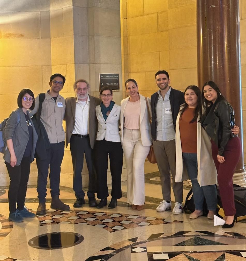 NarroVictor's tweet image. With my awesome immigrant rights colleagues at City Hall today supporting the #LASanctuary motion!  Public Safety Committee approved it by unanimous vote! @CAImmigrant @ImmDef @Carecen_LA @CHIRLA @UCLALabor @NDLON @UCLA_CILP @PublicCounsel @ACLU_SoCal @dsa_losangeles  #ICEoutofLA