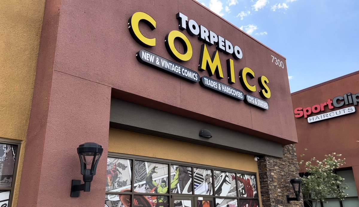 A big thanks to @TorpedoComicsLV for the hospitality and allowing to shoot a video, which is coming soon. You have an awesome store, as well as an AT-AT crashing through your store you should probably worry about. Thanks again! #ToyHunt