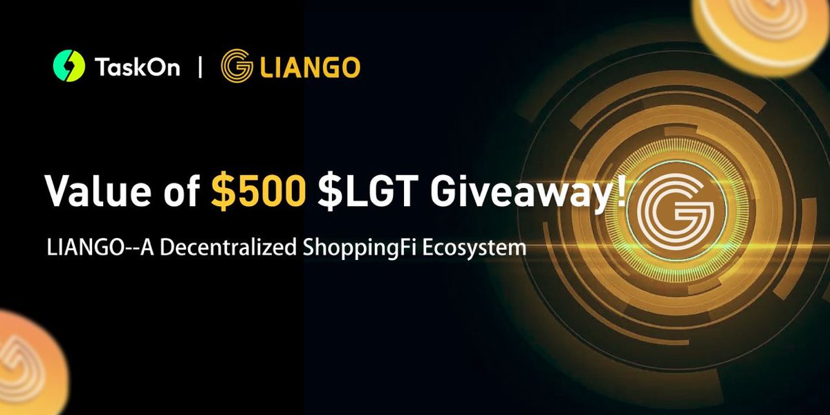 🎉We're excited to announce #partnership with <a href="/taskonxyz/">TaskOn | Ultimate Web3 Community Growth Platform</a> 🎉

💰Join us as we celebrate with a MASSIVE $500 #LGT token #Giveaway 

🙋Follow &amp; RT

👇Complete tasks &amp; WIN
taskon.xyz/campaign/detai…

#cooperation #TaskOn #LIANGO #blockchain #Spendtoearn #dApps #Mining  #ShoppingFi