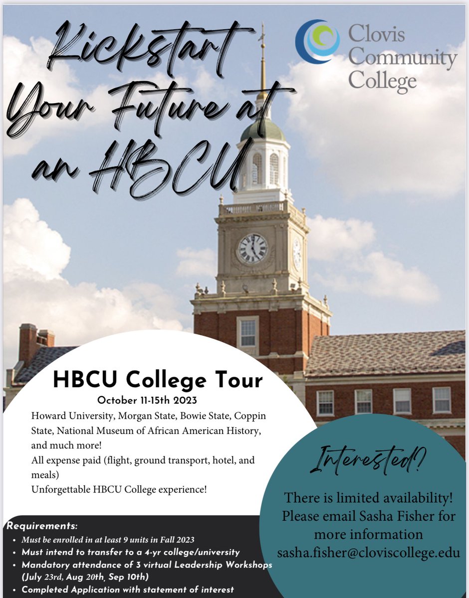 @ClovisCCC #HBCU college tour #22ways #FresnoSigmas