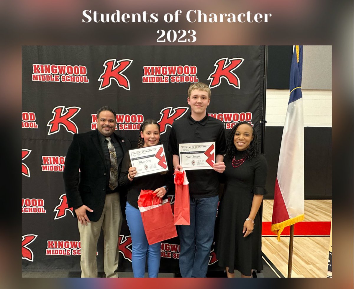 HumbleISD_KMS's tweet photo. We had many reasons to celebrate our 8th grade students &amp; their accomplishments this evening!   
#KMSClassOf2027 #KMSCougarPride https://t.co/54N2EmJnam