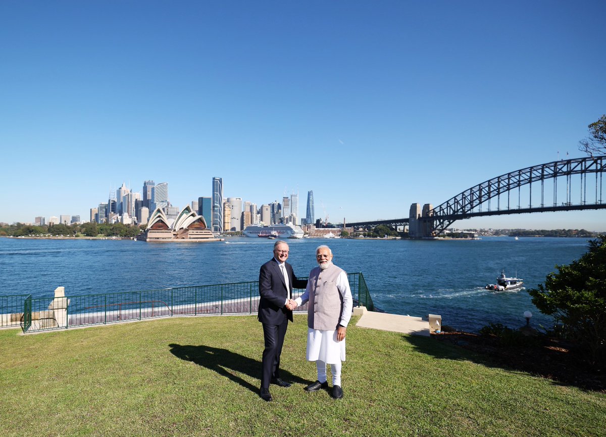 Today’s talks with PM @AlboMP were comprehensive and wide-ranging. This is our sixth meeting in the last one year, indicative of the warmth in the India-Australia friendship. In cricketing terminology- we are firmly in T-20 mode! 