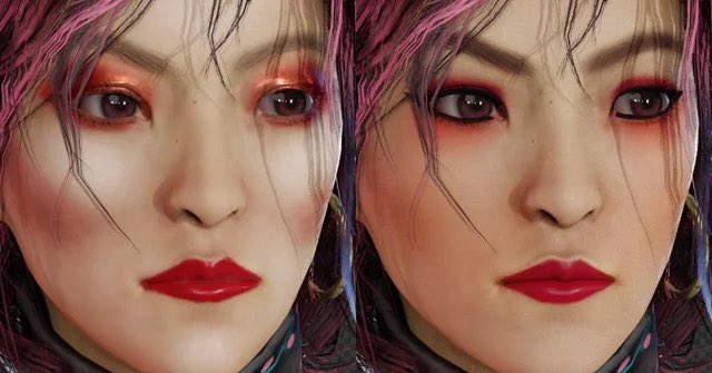 mileenaisshook's tweet photo. @DeadbyDaylight @jamoogli Thank you for changing yuis hair❤️❤️❤️  next can y’all change the hair and makeup for this head next pleasee🫶🏽 https://t.co/KLGkKPxLZ7