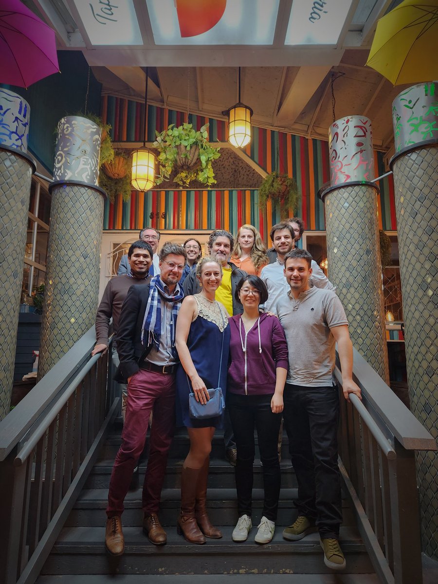 csugimoto's tweet photo. Delighted to gather with students, former students, and colleagues before we officially begin conferencing tomorrow! #ATLC23 @sppgatech @lariviev @robertnward @nrobinsongarcia @lilymiao08 @chchacua https://t.co/isdxZv7h6X