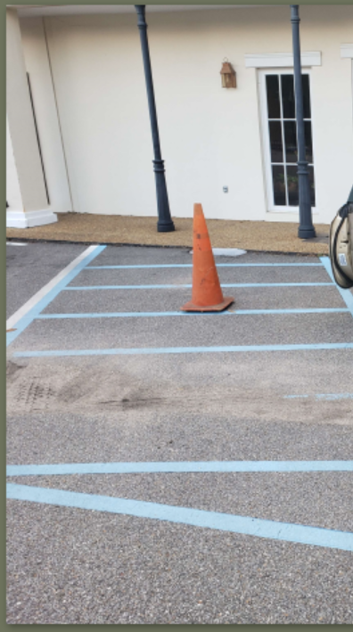 The suspicious cone has yet to be moved, so Im tolerating it. They've put it there to stop me from parking halfway in the loading zone and halfway in the spot, to stop others from parking in the loading zone. 

We'll see if someone gets tempted, and moves the cone #CivilRights