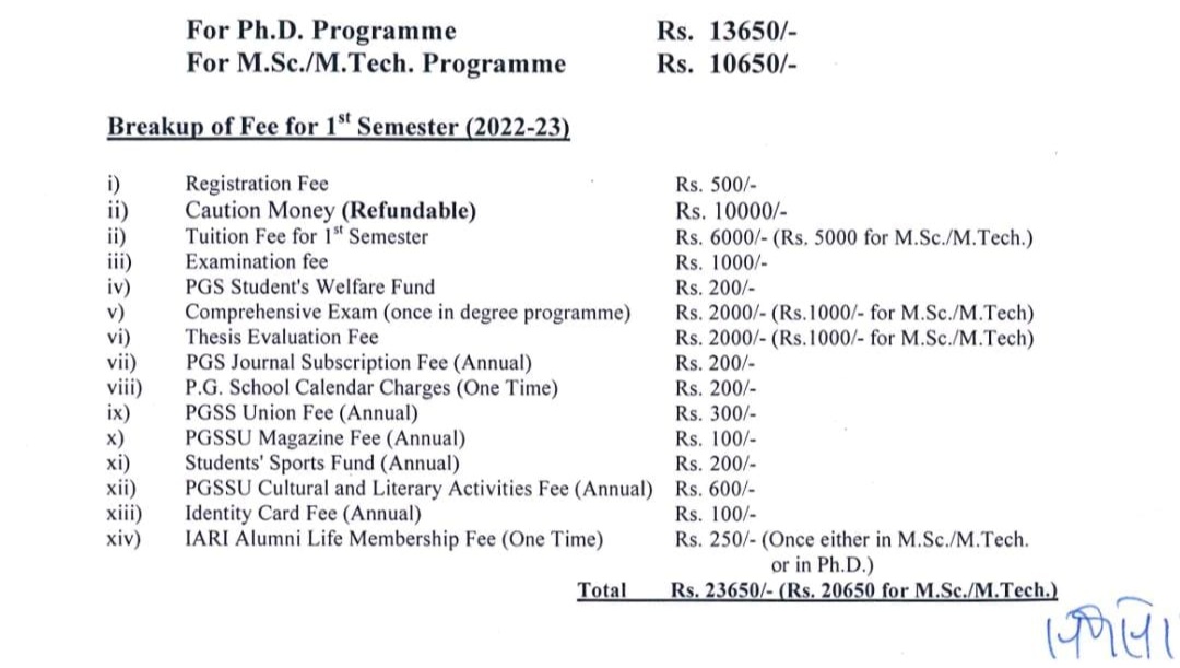poombatta_hari2's tweet photo. Are you joking ? 

All the students enrolled to IARI are top scorers in All India Level Entrance Examinations like AIEEA and AICE and had a vast choice for getting admission in any of the agricultural universities across India.  

(1/n) https://t.co/m4oXzI4AUZ
