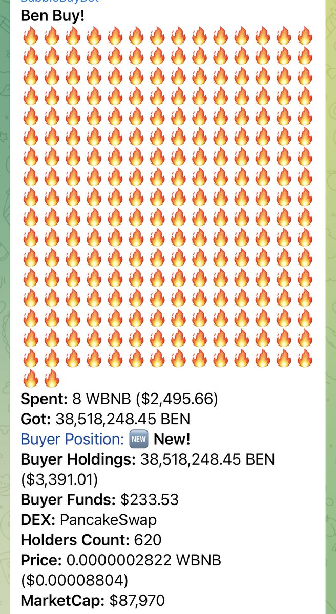 $BEN at BSC
#benbsc <a href="/Bitboy_Crypto/">GIGA CHAD</a> 
#ben #PSYOP #PEPE #Airdrop #binance #BNB