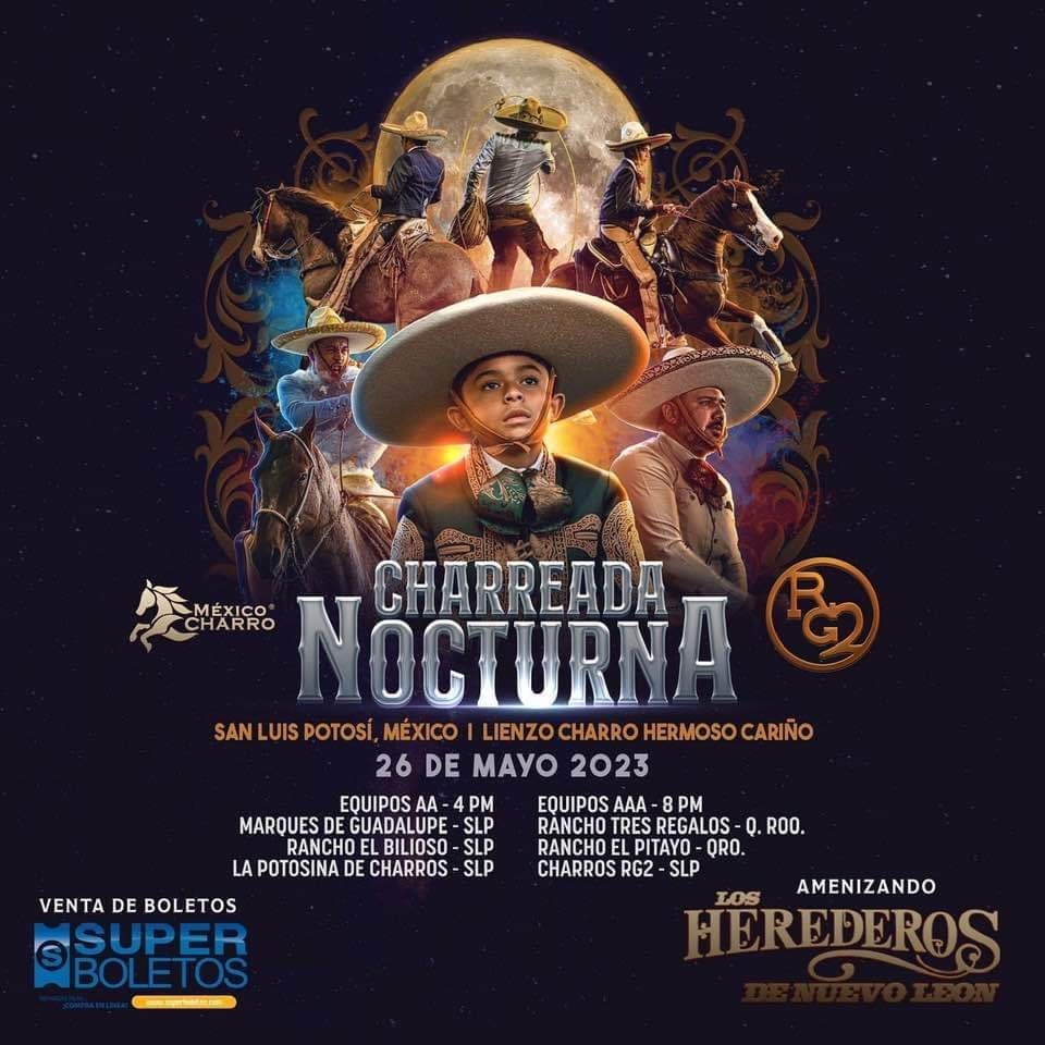 CharraTv's tweet photo. Boletos 120 pesos las dos charreadas a la venta en línea Superboletos y en taquilla el día del evento https://t.co/4q9aYMWr44