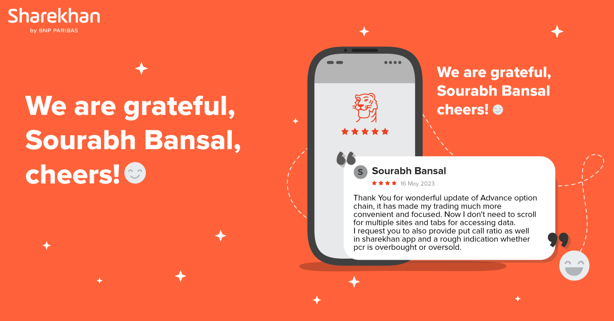 Sharekhan's tweet photo. Thank you, Sourabh, for your amazing 5-star review of our Sharekhan Mobile📱App! Your feedback brings us immense joy and gratitude. Your kind words are a testament to our commitment to excellence.

#Sharekhan #GooglePlayStoreReviews #SharekhanKar #Feedback https://t.co/onKXbd9CYl
