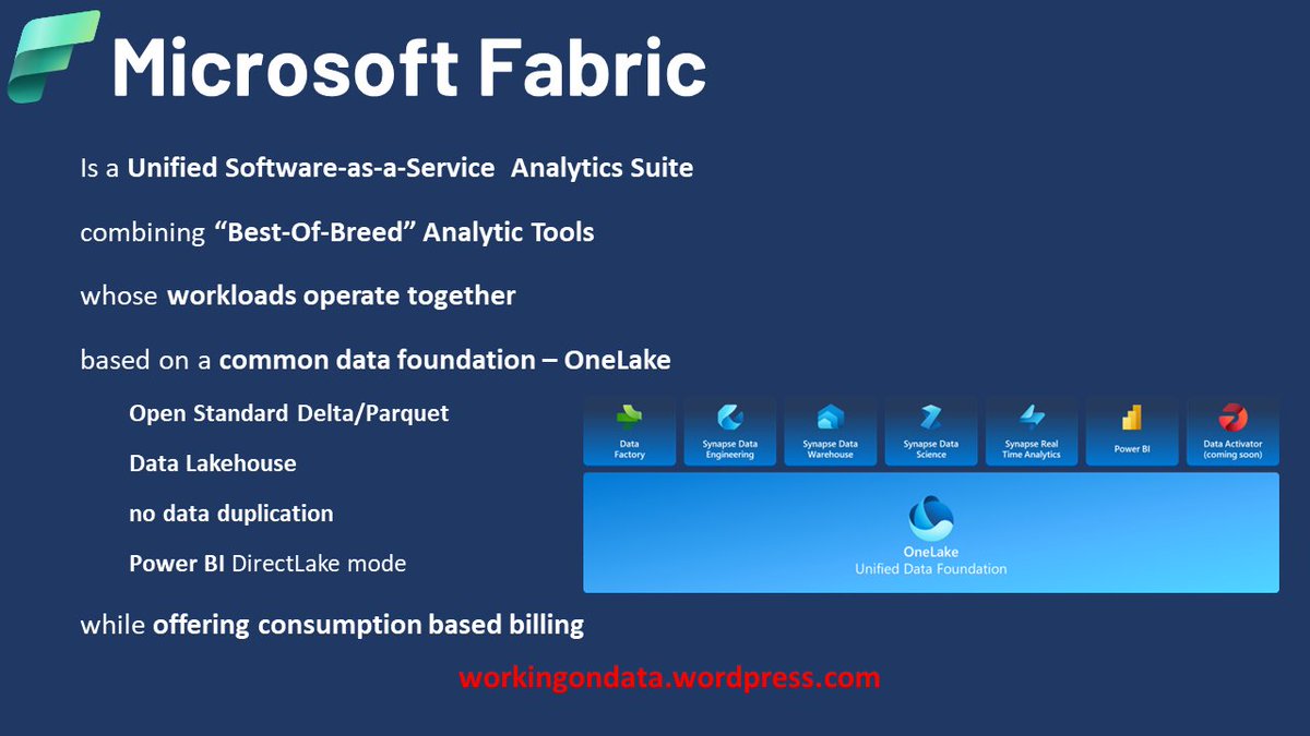 wstrasser's tweet photo. What is #MicrosoftFabric?
❓ Is it a "new" #PowerBI? Or the next version of #SynapseAnalytics?
📖 Learn more in my blog post: https://t.co/LglOmqhQLa 

or 🎥 watch my video about #Fabric https://t.co/gHNIOpMMPZ
#Analytics #acpdigital #acpcubido @_cubido https://t.co/peITWSKWuo