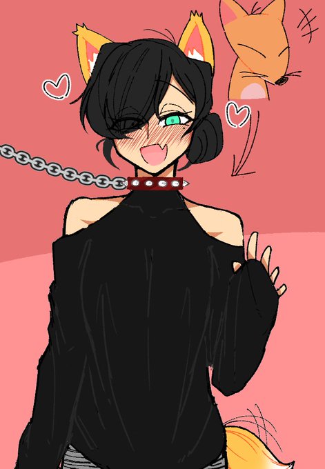 メス狐お兄さん・カラー https://t.co/VIZICQsS20