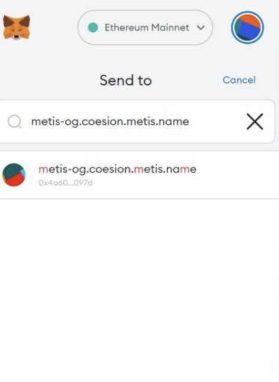 Metis-Name-Service.metis tweet media
