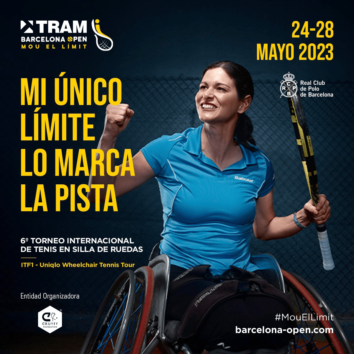 📢 Avui comença el #TRAMBarcelonaOpen! Del 24 al 28 de maig gaudeix del tennis en cadira de rodes al @RCPoloBarcelona 

🎾 Barcelona #mouellimit amb el torneig d'esport adaptat de la ciutat. Entrada gratuïta i  retransmisió a la app oficial

🔗 Informació: via.bcn/LMBl50OpX6r