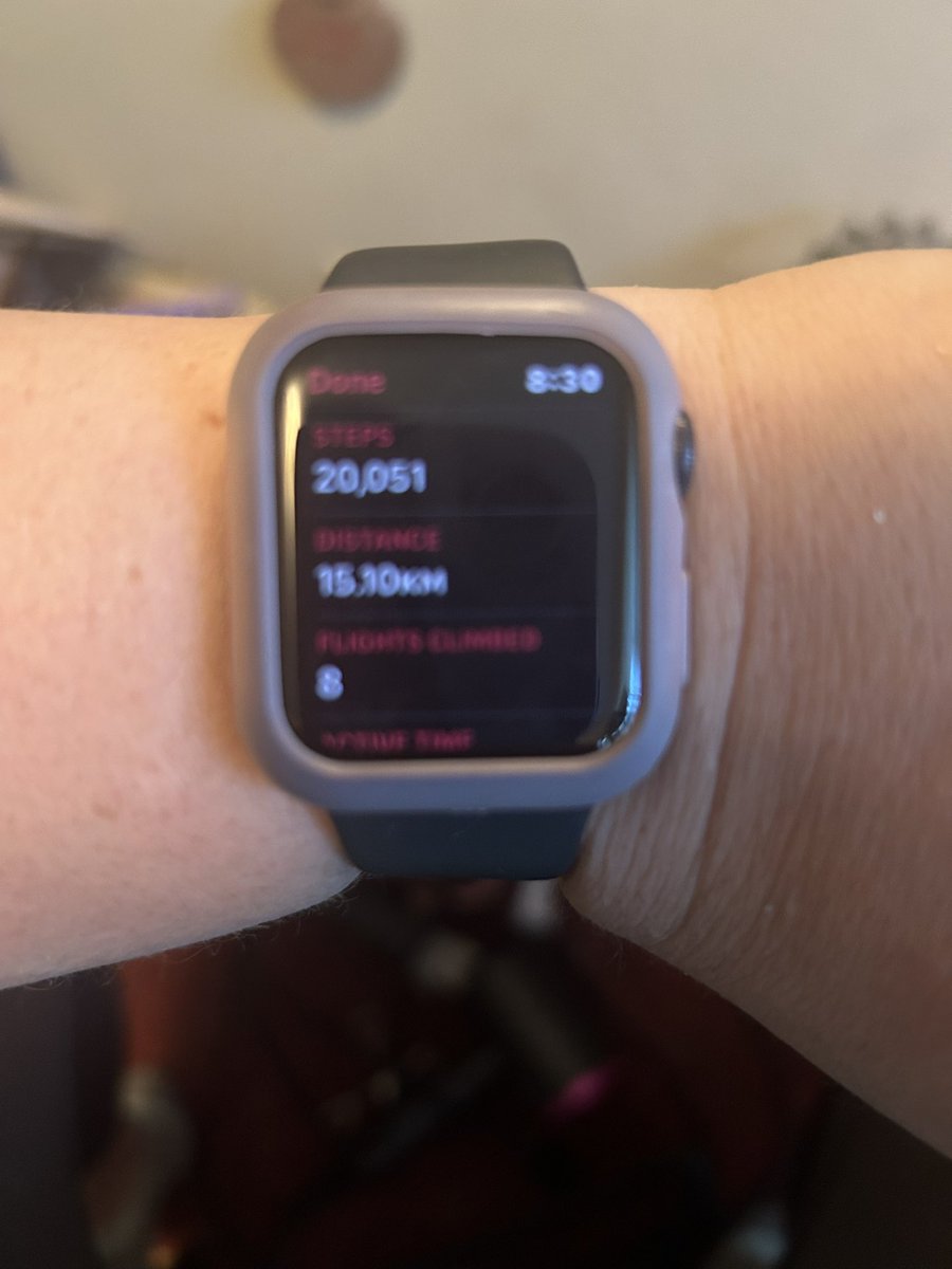 HarmonyJackson's tweet photo. @JanisIrwin I giggled when you joked you might not get your 25,000 steps in that day. I thought maybe I’d get that in a week. Nope. Over 20,000 steps today. Hurting but we have only 5 more days. We’ve got this! #WalkingTheWalk #BetterOffWithRachel #ANDP #CaringForAcadia https://t.co/IXLNFnE9ka