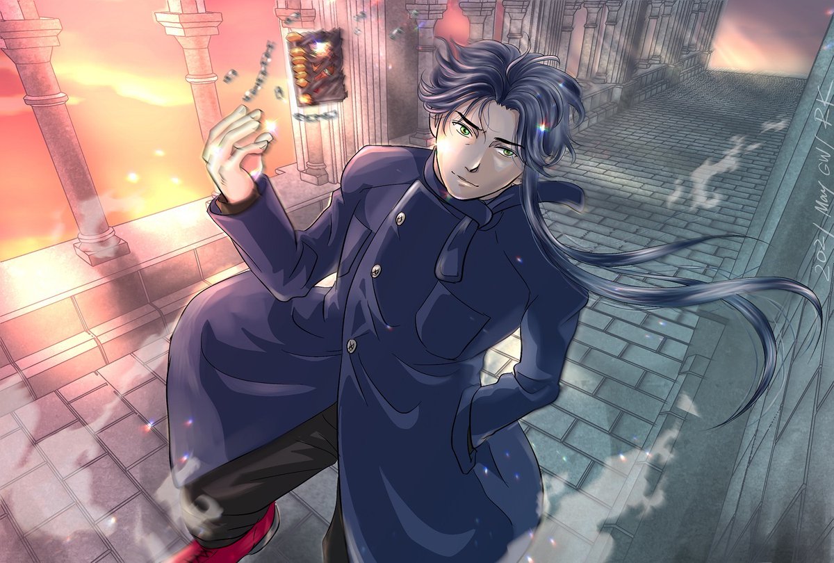 #みなさん2年前の今頃はどんな絵描いてましたか 
仮面ライダーセイバーのメギド幹部にどハマリしておりましたね…
商業行くとか全く思わんかった…２１年５月の絵です https://t.co/kckcv1jhSc