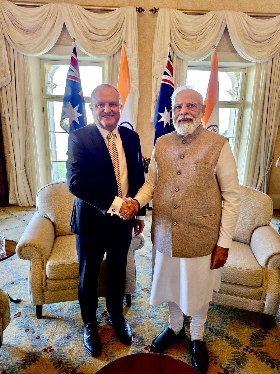 Honoured to join Indian PM @narendramodi for bilateral talks in Sydney. Pleasure talking about the contributions of the Indian Australian community across Australia particularly in my electorate of La Trobe.