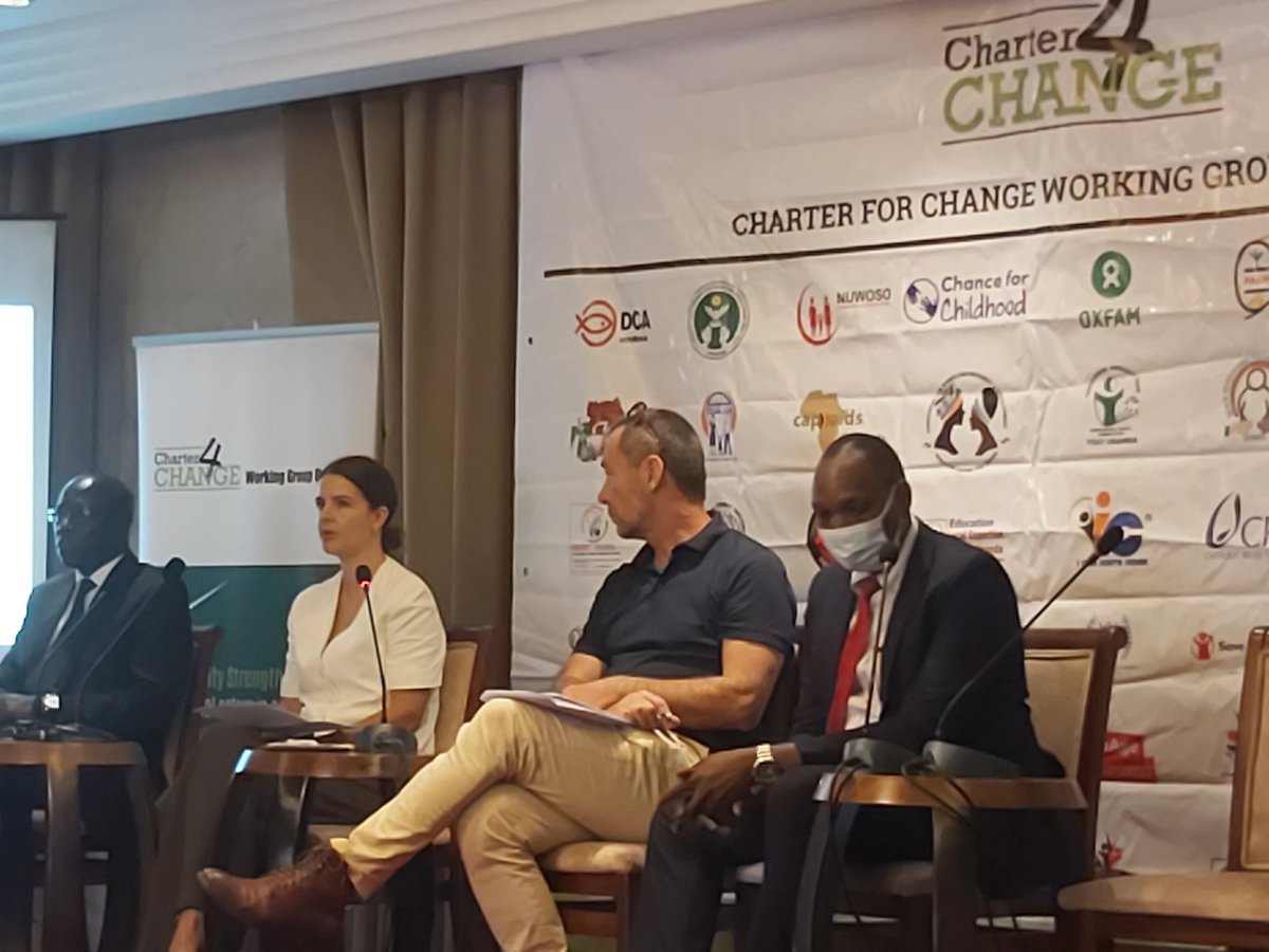 ShantyFrancis's tweet photo. #CharterForChange dialogue on #localisation. There is clear call to practically implement #LocalisationAgenda. Subcontracting is not #localisation @OxfaminUganda @OPMUganda @ngoforum @saskiaharmsen https://t.co/zBIeQF0Adt
