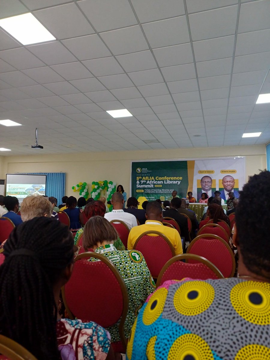 In Accra with my <a href="/IBE_DocCenter/">UNESCO IBE Documentation Center & Archives</a> team, attending <a href="/AfLIACon/">AfLIA</a> on the future of learning, libraries, &amp; sustainable development in Africa. The sessions are fascinating, <a href="/IBE_UNESCO/">UNESCO-IBE</a> collections and work generating great interest, and the warm welcome is heartening. Thrilled to be here.