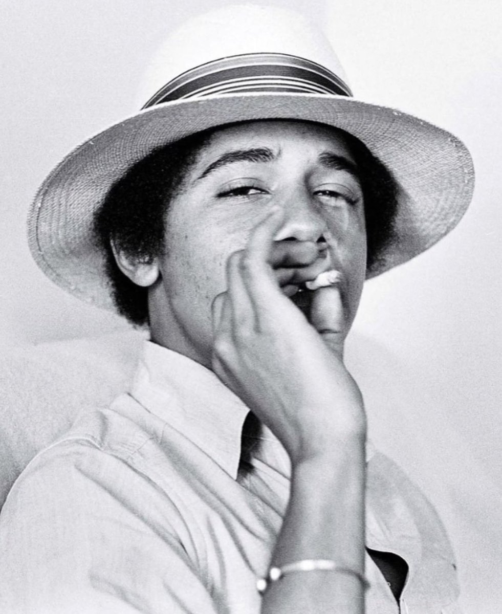 Photo of young Barack Obama in college, 1980s

In his memoir titled 'Dreams of My Father,' Barack Obama recounts his teenage experience of smoking marijuana. He candidly describes occasions when he engaged in this activity, including smoking with classmates in a van, in a dorm…
